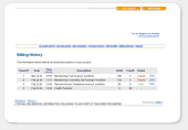 Billing History